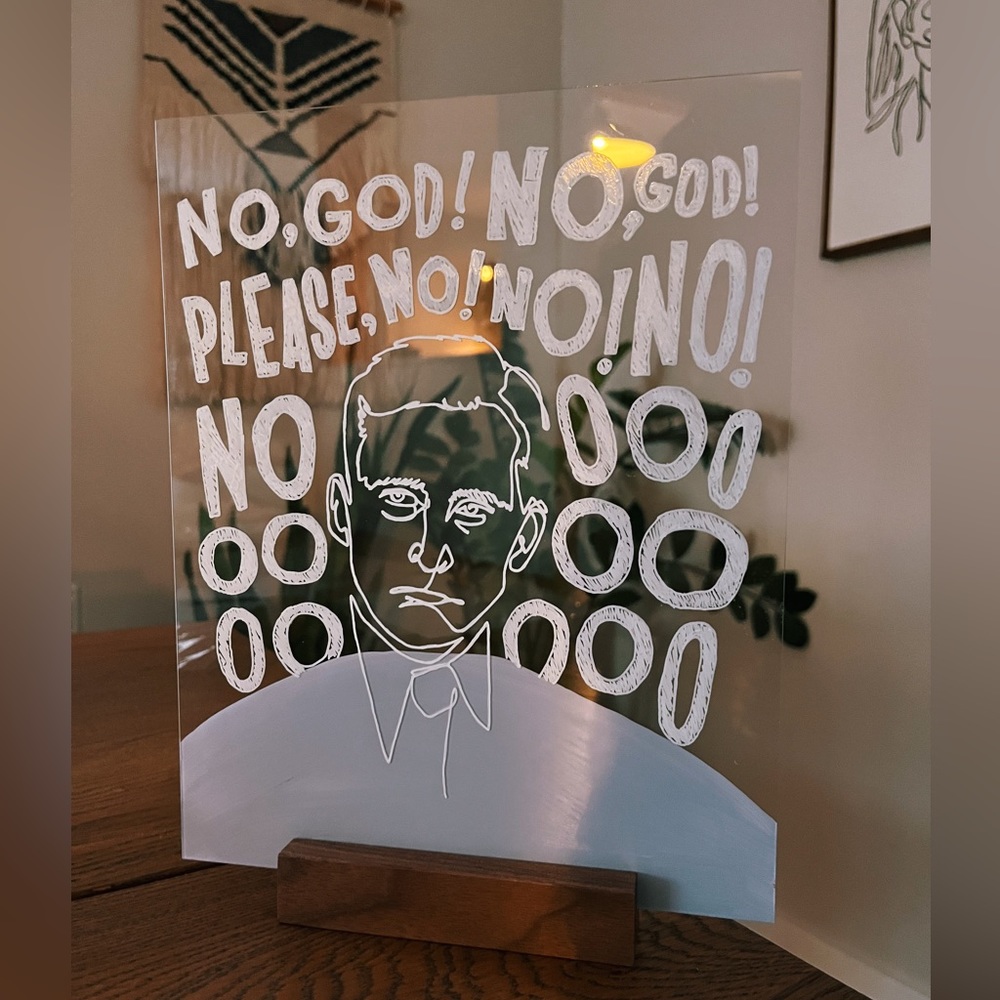 Hand painted acrylic Art